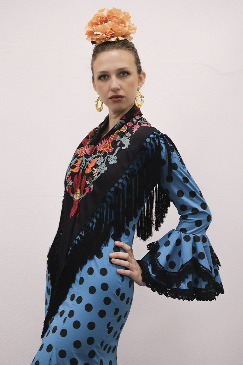 Modelo Cristina turquesa