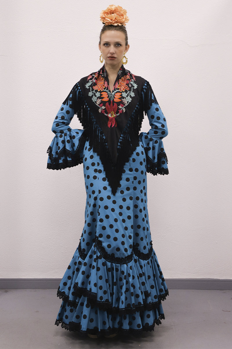 Modelo Cristina turquesa