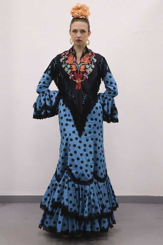 Modelo Cristina turquesa